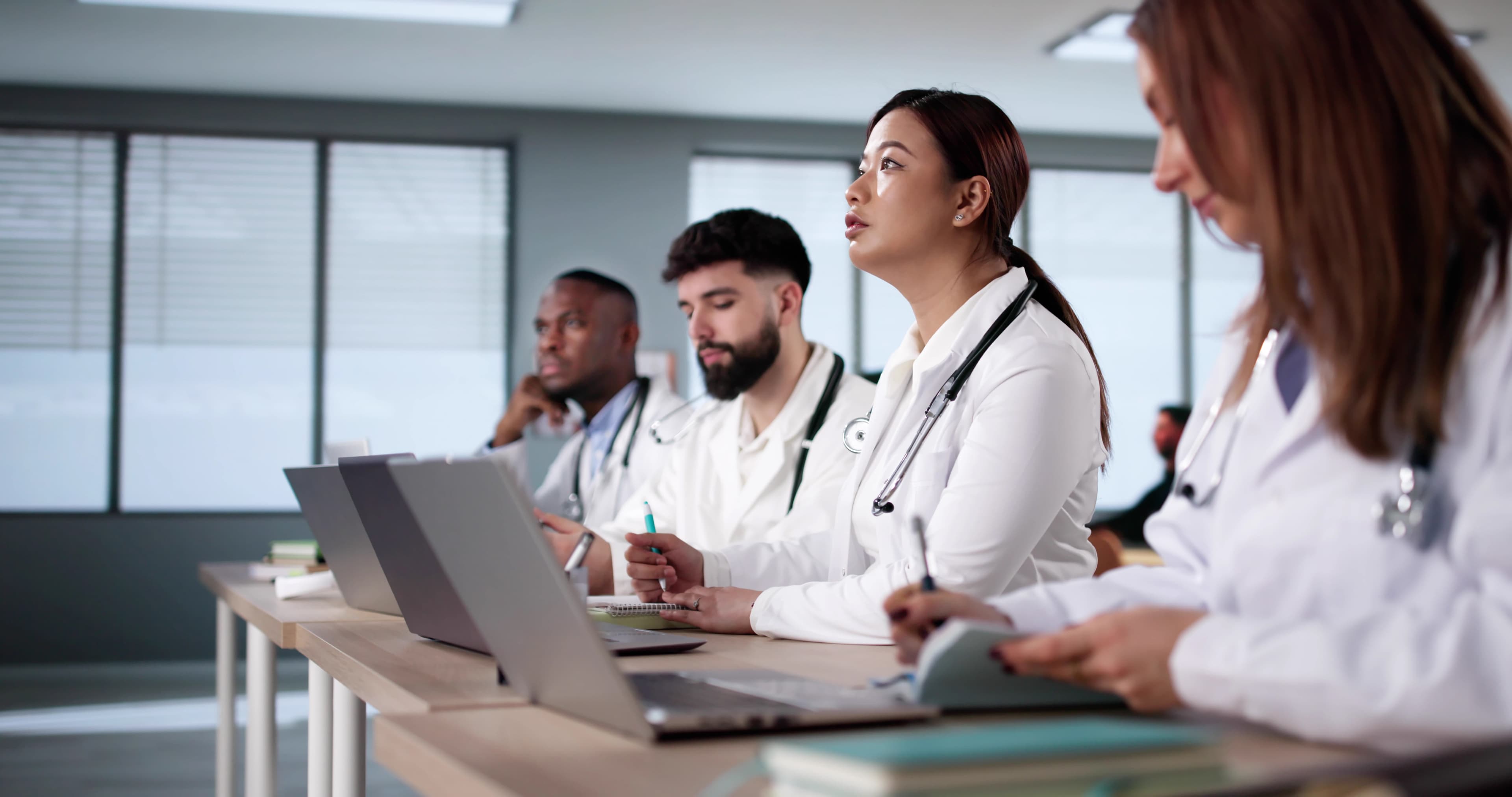 Doctors in a training