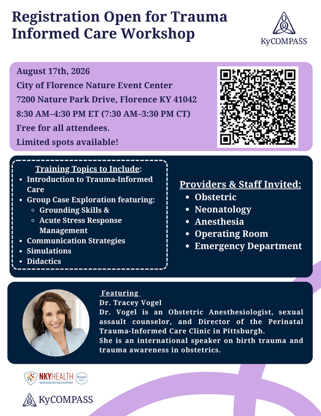 Trauma-Informed Care Workshop with Dr. Tracey Vogel